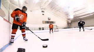 Surround sound puck helping visually-impaired play hockey