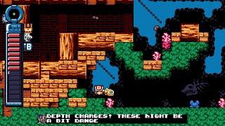 UFO 50 Porgy Depth Charges Location (Destroy Blocks Below the Sub) 50 Pseudo NES Games