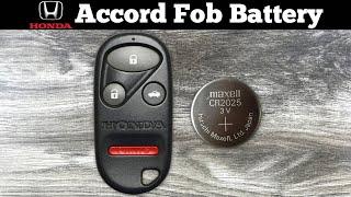 1998 - 2002 Honda Accord Key Fob Battery Replacement - How To Change Or Replace Remote Fob Batteries