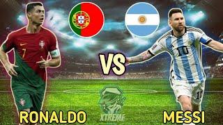 RONALDO (01) vs (00) MESSI | PORTUGAL vs ARGENTINA EFOOTBALL GAMEPLAY | XTREME #efootball #xtreme