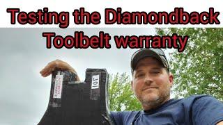 TESTING THE DIAMONDBACK TOOL BELTS WARRANTY! #Diamondbacktoolbelts #701vest