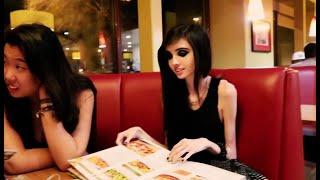 Eugenia Cooney Hanging Out With Friends At A Restaurant