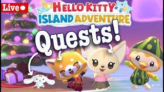 Quests with Milk, Fenneko & Retsuko! LIve- Hello KItty Island Adventure