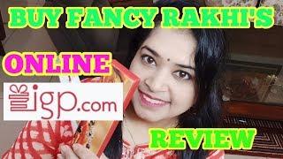 Buy RAKHI ONLINE || ONLINE RAKHI SHOPPING || IGP.COM REVIEW || FANCY RAKHI's ||