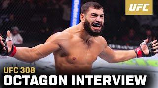 Ibo Aslan Octagon Interview | UFC 308