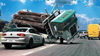 BeamNG Drive - Realistic Car Crashes | Crossroad Accidents #7