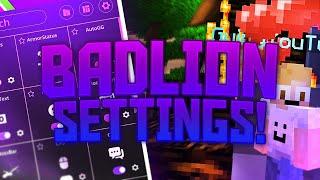 Best BADLION CLIENT settings for Minecraft... | Badlion Profile RELEASE!!