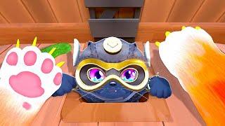 We Built the ULTIMATE Secret Base - I Am Cat VR (Multiplayer)
