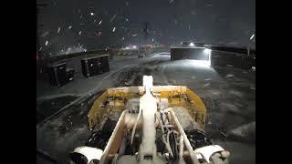 Snow plowing with a Metalpless plow