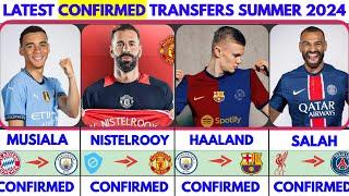 THE LATEST CONFIRMED TRANSFER NEWS AND RUMOURS TRANSFERS 2024, NISTELROOY, MUSIALA, HAALAND, SALAH