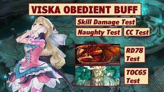 King's Raid - Viska Buff Review + Post-Buff Performance Test + Naughty Test