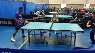 2023 NSW veterans div three Mithilesh Dronavalli vs Hans Dushanthakumar set 2