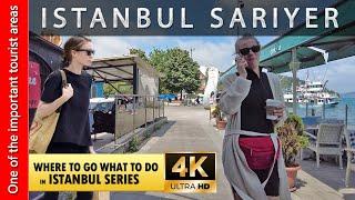 【4K】 | Istanbul 2022 | Sarıyer Walking Tour | Sarıyer Börek | July 2022