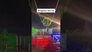 Slingshot ride fail winter wonderland #shorts #viral #winterwonderland #fail #omg #fails #funfair