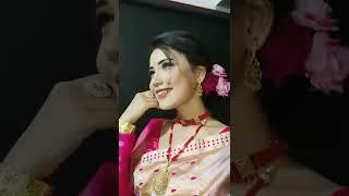 #Ram chandra ahise#juhi narzary//#assamese shorts//assamese bridal makeup looks ||@TinaaBoro 