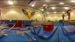 360: Gymnastics practice at Aberdeen Central High School