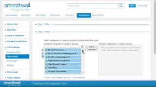 Creating an Anti Malware Policy | Web Filtering | Smoothwall