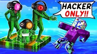 LOCKED on ONE HACKER RAFT With SPEAKER FAMILY!