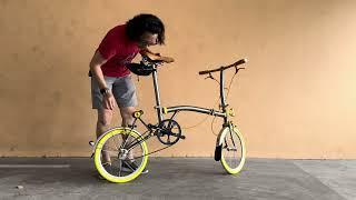 The Urban Bike special edition: Single Speed Tri-fold Belt Drive Urban Bicycle