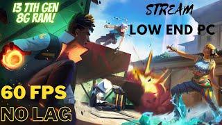 Best OBS Live stream  OR Recording settings for Low End Pc | VALORANT | OBS Lite Fraco