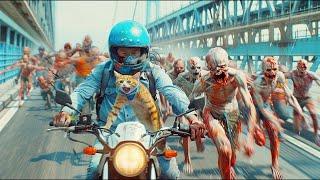 Man and his PET CAT need to CROSS the ZOMBIE HORDE WITHOUT BEING NOTICED