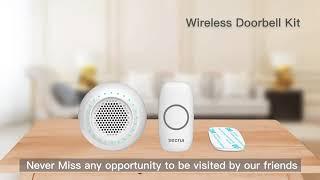 KERUI wireless doorbell Setup Installation  M523+F55