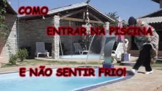 Como entrar na piscina e não sentir frio