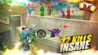 FREEFIRE Solo vs Squad Mp40 + AWM  22 Kills Total - Garena free fire | PK GAMERS #freefire