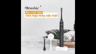 Đánh giá bàn chải điện Brushie có tốt không? Bàn chải điện kết hợp máy rửa mặt