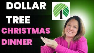 $20 DOLLAR TREE CHRISTMAS MEAL || VLOGMAS DAY 2 || EXTREME BUDGET HOLIDAY MEALS || CHEAP MEALS