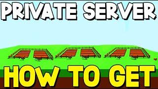 How To MAKE A PRIVATE SERVER in GROW A GARDEN! ROBLOX