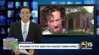 Phoenix to pay $2 million for violent crime spree