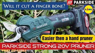 Parkside 20v Pruner Tool Strong Garden tool For Branches PAAS 20 LI A1