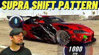 CSR2 T5 Toyota supra,  Fastest Shift Pattern, How to drive