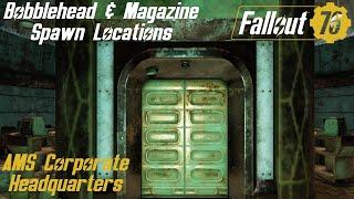 Fallout 76 Bobblehead & Magazine Spawn Locations - AMS Corporate Headquarters