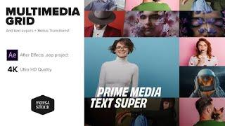 Multimedia Screens Grid Video (After Effects Template)  AE Templates