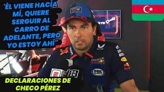 Esto dijo Checo Pérez, De cómo fue el accidente con Sainz. "No mereciamos un Final Así" F1 radio