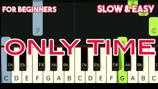 ENYA - ONLY TIME | SLOW & EASY PIANO TUTORIAL