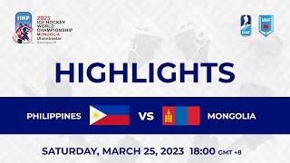 Highlights | 2023 IIHF Ice hockey World Championship | PHL vs MGL, Game 4