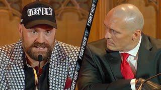 Oleksandr Usyk vs Tyson Fury 2 Press Conference Highlights & Face Offs