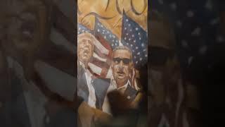 President Donald Trump painting by Vanessa  Horabuena #trump #trumpassasinationattempt