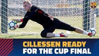 SEVILLA - BARÇA | Cillessen shines ahead of the Copa del Rey final