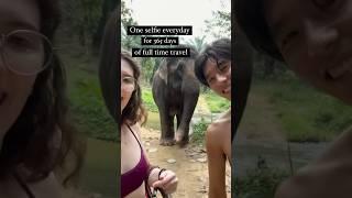 365 Selfies for 365 Days of Travel!