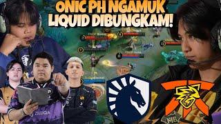 ONIC PH NGAMUK !! BRUSKO SAMPE GITU COK KE LIQUID !! LIQUID VS ONIC BO1- SWISS STAGE