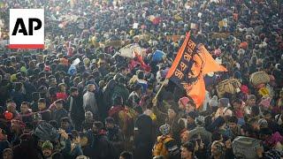 Several feared dead in stampede at India's massive Maha Kumbh festival