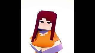  【Minecraft Animation】 Breast Expansion Giantess Growth Girl  Boobs Expansion Breast