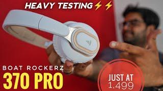 boAt Rockerz 370 Pro On-Ear Wireless Headphones Under 1500  Detailed Review 