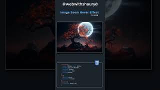 image zoom hover effect in html css