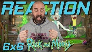 Rick and Morty 6x6 Reaction | "JuRicksic Mort"