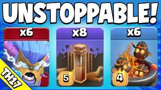 Super Yeti Furnace Quake is UNSTOPPABLE!!! Best TH17 Attack Strategy (Clash of Clans)